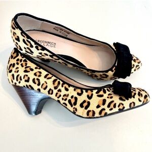 Greenwich Village Calf’s Hair Animal Print Shoes